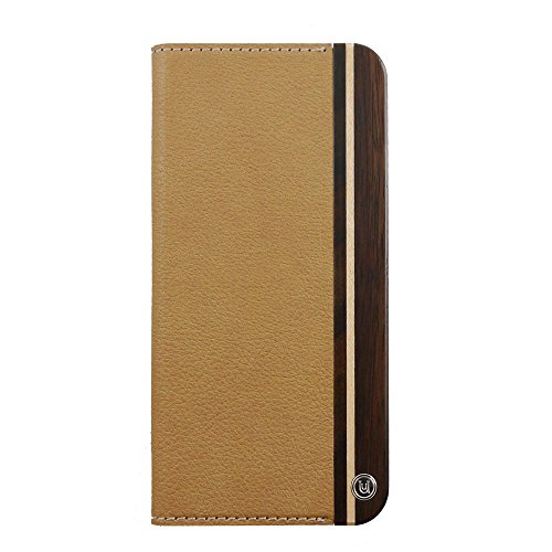 Uunique Modus Tri Split Tan Folio Hard Shell Cover Fall für Samsung Galaxy S7 Edge