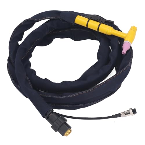 Kit de Antorcha TIG QQ150A de 4M Antorcha de Soldadura de Argón Enfriada por Aire con Cubierta de Tela de Tubo de Silicona Herramientas Profesionales para Máquina de Soldadura