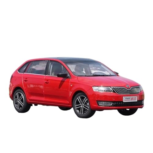 Skoda Rapid miniature 1:18 alliage robuste pour remplacer les modèles fragiles