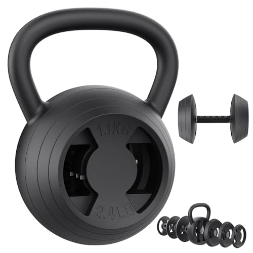 2-in-1 Adjustable Kettlebell & Dumbbell Set