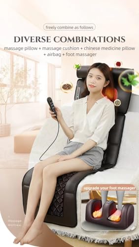 MOCHO® Massagematte mit Wärmefunktion Massageliege Ganzkörpermassage Massagegerät