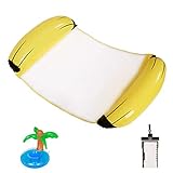 towtu premium pool float hammock inflatable drink holder universal waterproof case for iphone12 pro 11 pro xs xr 8 7 6 plus galaxy s10 s9 up to 6 9 yellow 