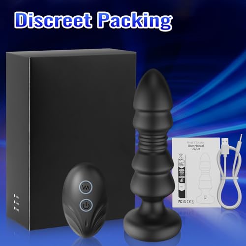 Plug anal vibrant à poussée télécommandé par APP pour point G - 7