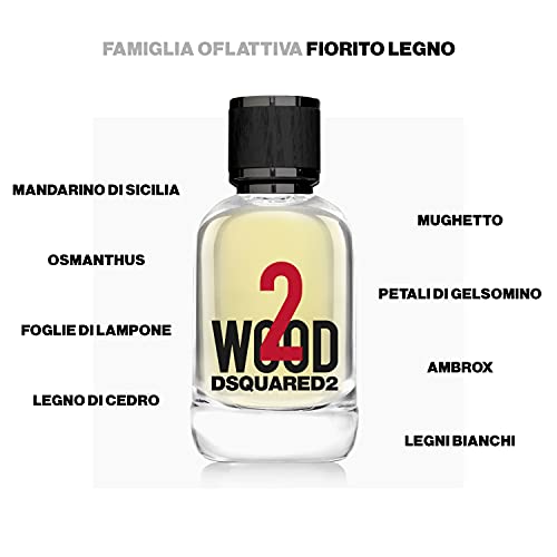 Two Wood Dsquared2 EDT essence de parfum unisexe aux notes boisées précieuses