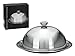 ultimatesalestore Stainless Steel Restaurant Cloche Serving Dish Food Cover Dome With Plate