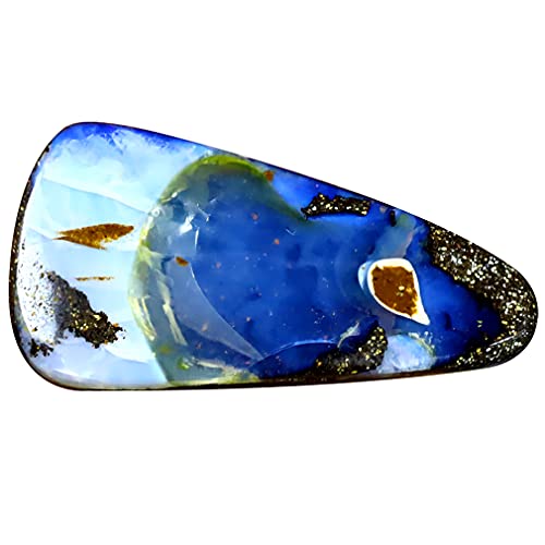 Opale boulder naturelle 8.96 ct sans traitement pour création de bijou unique et authentique