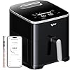 Typhur Sync 8QT AI Smart Air Fryer with Built-in Wireless Meat Thermometer, 9-in-1 XL Non Toxic Ceramic Airfryer, 450°F Max, Cooks 6lb Whole Chicken, Quiet & Dishwasher Safe, 120V