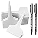 Produktbild 125 STK Pflanzenschilder, T-Form Plastik Pflanzenstecker Stecketiketten zum Beschriften Garten Etiketten Stecketiketten Kunststoff(weiß)