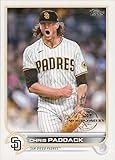2022 Topps Factory Set 582 Montgomery Club #593 Chris Paddack San Diego Padres Baseball Card