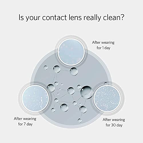 Image of MV5 Contact Lens Cleaner Machine, Portable Ultrasonic Contact Lens Cleaner with USB Charger, Fit Disposal Soft Lens, Colored Contact Lens, RGP Lens and OK Lens (White)