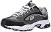 Skechers Sport Men's Stamina Nuovo Lace-Up Sneaker,Charcoal/Black,10.5 M US