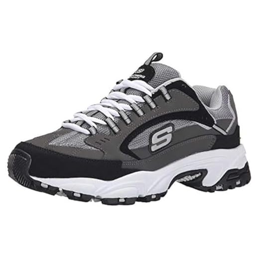 Skechers Stamina - Nuovo Charcoal/Black 9.5