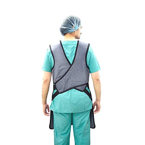 Image of IS IndoSurgicals Lead Apron for X-Ray Protection with Thyroid Collar Lead Equivalency 0.50 mm, BARC Approved