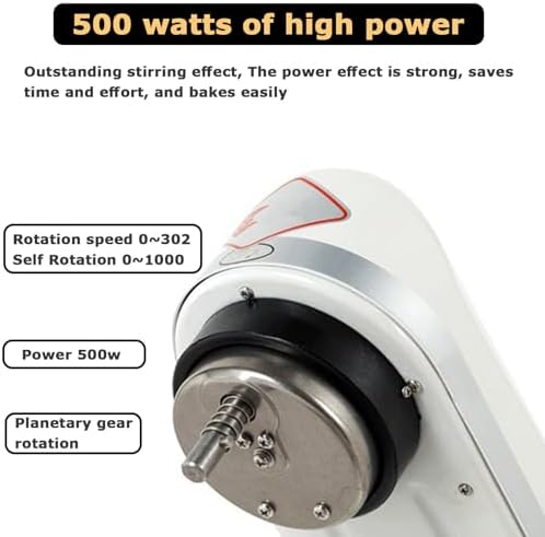 Heavy Duty Stand Mixer 5L Stainless Steel Bowl - Commercial Electric Food Mixer for Bakery & Pizzeria, 3 Speeds, Durable Kitchen Appliance for Baking & Cooking