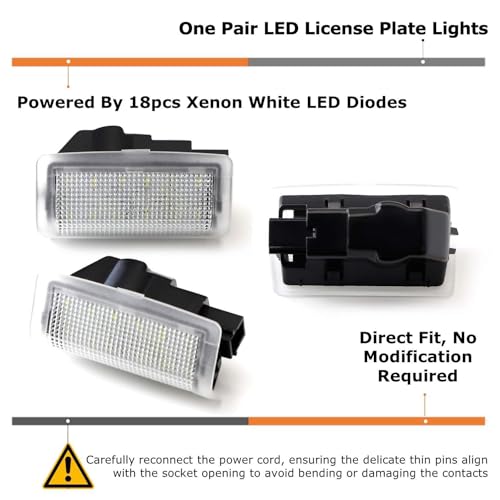 Luces LED Blancas para Puertas Laterales Compatible Mercedes miniatura 2
