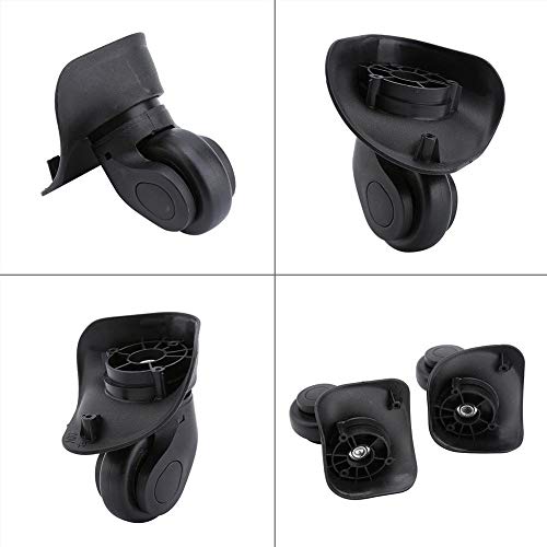 1 Pair Suitcase Replacement Wheels Luggage Wheels Suitcase Replacement Wheels for Luggage Suitcase Trolley (W041-2 S) - Thumbnail 6