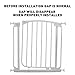 Dreambaby Chelsea Auto-Close Security Baby Safety Gate-White - Model F160W, 28-32 Inch