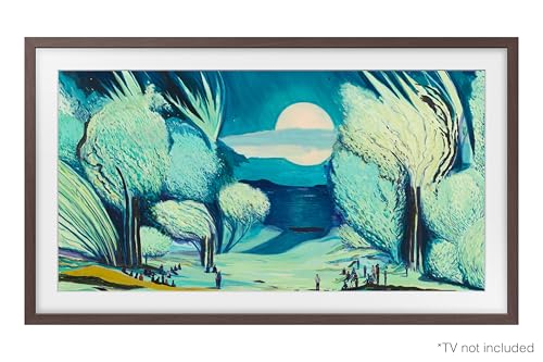 Image of Samsung 50-inch The Frame Customizable Bezel Modern Brown (VG-SCFA50BWBZA, 2021 Model)