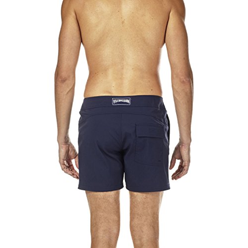 Vilebrequin Men's Standard Solid Merise Swimtrunk-M, Navy, M #TOP4