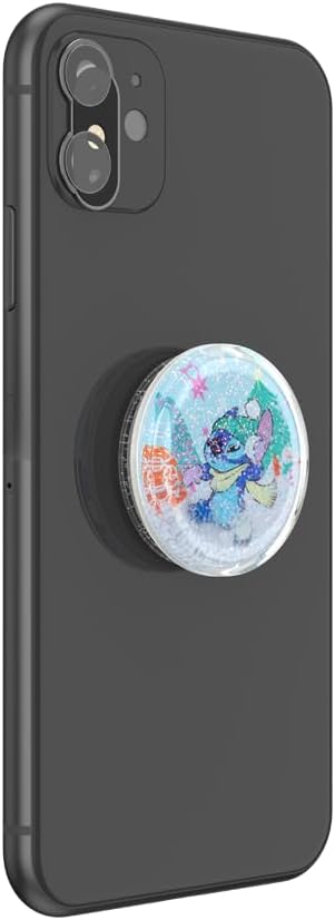 PopSockets Adhesive Phone Grip, Holder, Phone Stand, Disney - Snowglobe Stitch