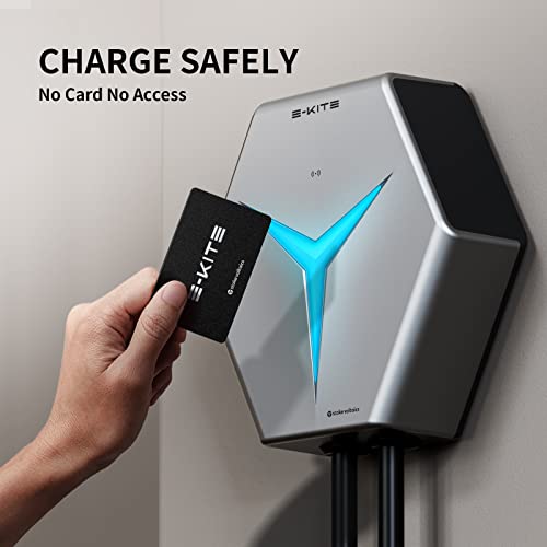 Stoke Voltaics Level 2 Ev Charger, 32 Amp 240V Electric Vehicle Charging Stations, Ip66 Water-Proof Ev Charging Station, E-Kite 26-Foot Cable For Indoor/Outdoor Use (Nema 14-50 Plug) #TOP4
