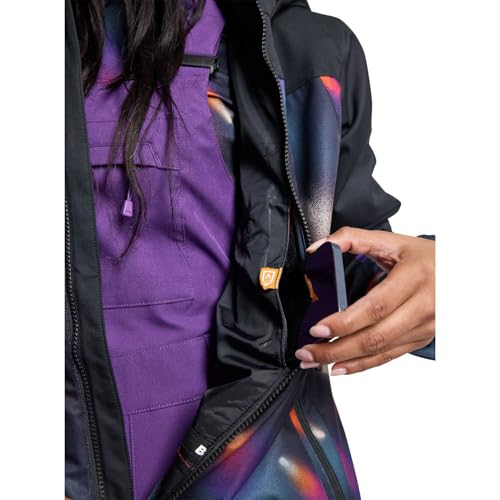 Veste imperméable Burton Lelah True Black dotée d'une isolation chaude