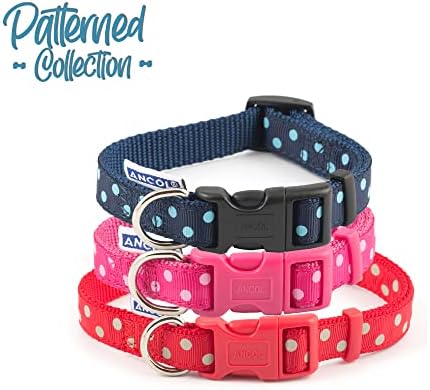 Ancol Vintage Polka Lead Pink 1mx19mm