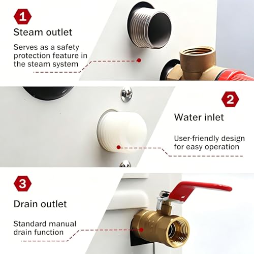 Générateur de vapeur 4.5kw 220v pour douche hammam maison - 4