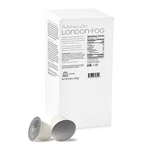 The Republic of Tea - London Fog Latte Capsule-Compatible Pods,
