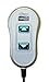 Relaxor Lift Chair Lighted Hand Control 11560UX - 2 Button Function - Silver Plastic - Compact - Ergonomic - For Lift Chairs & Power Recliners