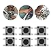 NUOBESTY 100pcs Momentary Tactile Push Button Switch Kit, Micro Momentary Circuit Button for PCB Panel, Industrial Electrical Control Components