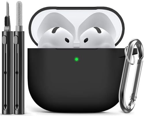 Inesore Compatible with Airpods 4 Cases Cover,Silicone Protective Case for Apple Airpods 4 ANC Version, Support Wireless...