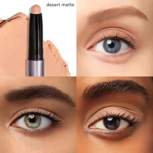 Image of Julep Eyeshadow 101 Cream-to-Powder Waterproof Eyeshadow Stick - Desert Matte - Long-Lasting, Buildable, Crease-Proof, Cruelty Free, Matte Finish with Built-In Smudger