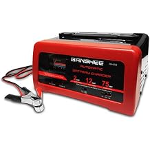 Banshee Replacement for SC-1200A 2/15/75A Battery Charger with Engine Start for All 12V Lead Acid