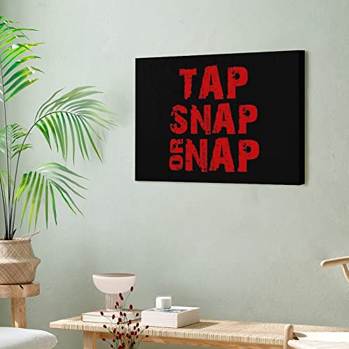 Lienzo de Jiu Jitsu Tap Snap Or Nap de 30x40 cm para decorar paredes 6