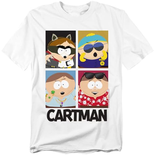 Popfunk South Park Cartman Dressup Unisex Adult T Shirt White Medium