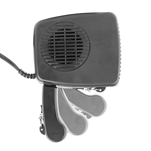 image for Wagan EL6311 12V Portable Fan/Defroster with Folding Handle, 1 Pack, B