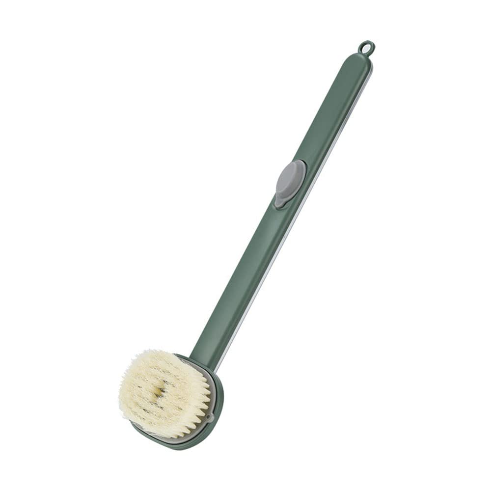 Liquid Bath Brush with Long Handle, Removable Shower Brush, Back Brushes, Body Washer with Soap Dispenser, Dry Body Brush - Image 3