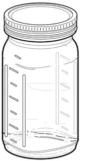 Allegro Industries 0202-A, Jar (1 Quart) for Deluxe Fit Test Kit (Pack of 28 pcs)