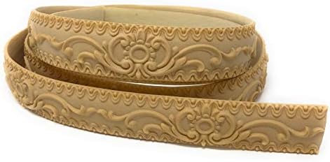 FLEXTRIM - Royal Crest Design: 1/4" Thick x 1-7/16" Wide and 8 feet Long (96") Flexible Molding (AMZFL1716)