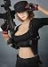 HiPlay 1/6 Scale Female Figure Doll Clothes, Handmade Battle Suit, Cloth, Cap & Gun Holster Outfit for 12" Action Figure Phicen,TBLeague DC061 (Black)