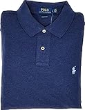 Polo Ralph Lauren Men's Classic Fit Mesh Polo Shirt (Large, Spring Navy)