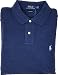 Polo Ralph Lauren Men's Classic Fit Mesh Polo Shirt (Large, Spring Navy)