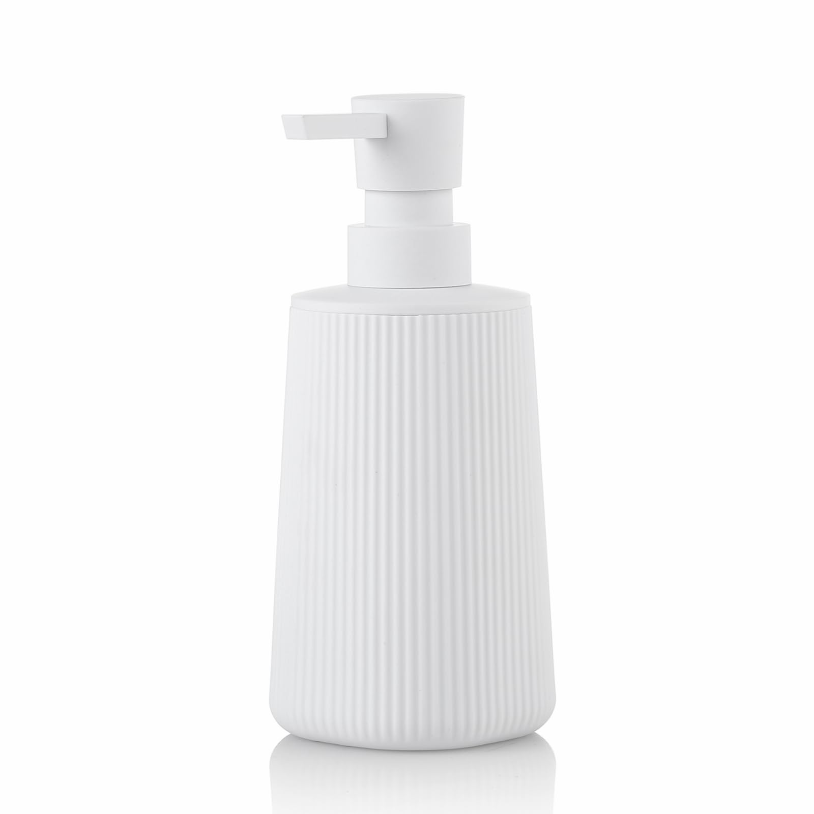 Moderne Seifenspender, Seifenspender Bad, Küchen Spülmittelspender, Weiße Pumpspender für Soap Dispenser für Badezimmer und Arbeitsplatten