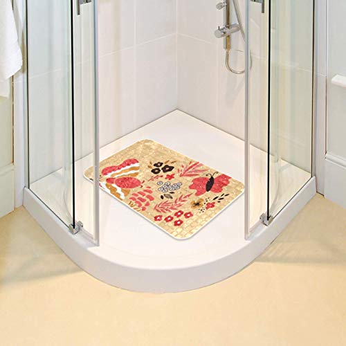 Tapis de bain pour bébés Bennigiry antidérapant tout-petits lavable machine - 7