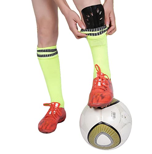image for TRADERPLUS 2 Pairs Soccer Shin Guards Breathable Football Shin Guard P