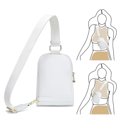 Image of INICAT Travel Sling Bag, Anti Theft Crossbody Bag for Women | RFID Blocking, 8 Card Slots, Back Zippered Pocket, Metal Zippers,Switchable Strap