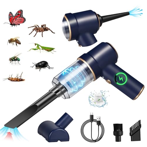 Jahy2Tech 2026 New Bug Vacuum with Long Nozzle for Adults&Kids&Garden,