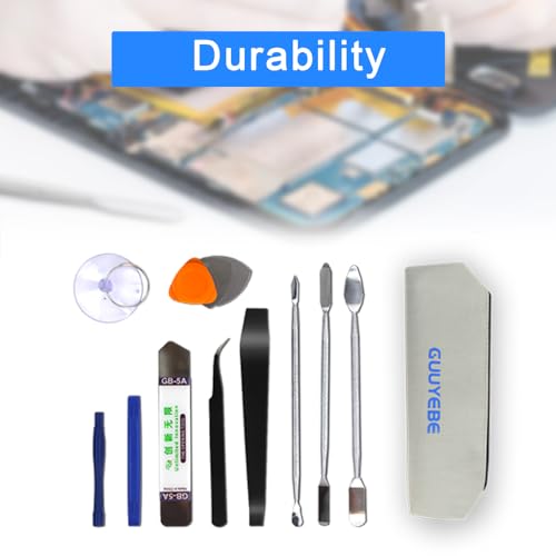 Image of Trim Removal Tool, Pry Tools Include Plastic Spudger Metal Prying Precision Tweezers Opening Tools for Car Panel Tvs Screen Auto Laptop Phone Electronics Automotive Door Repair Clip Kit Set