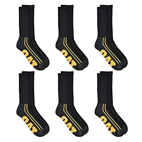 Caterpillar Men's 6-Pack Half Cushioned Crew Socks2